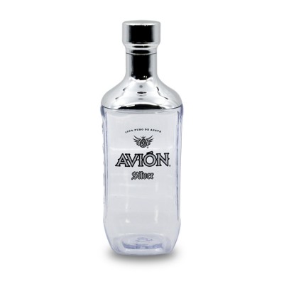 Customized Avion Sliver Brand Shape Plastic Cocktail Shaker