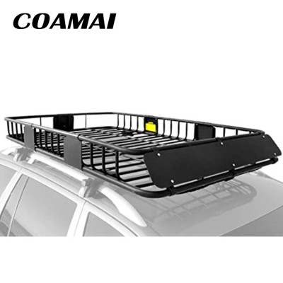 Coamai Car roof rack Black Car Top Luggage Holder with extension for SUV car