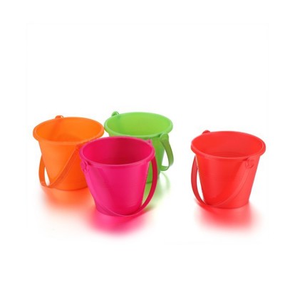 plastic kids beach playing bucket and spade