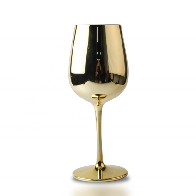 best selling 15oz plastic electroplated wine glass goblet