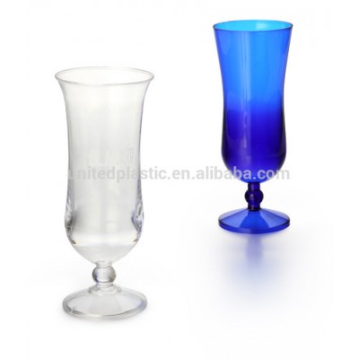 plastic hurricane cup drinking glass