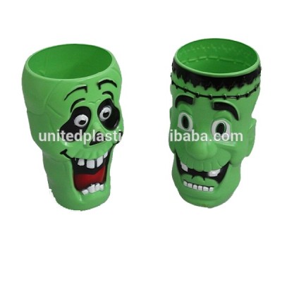 Hotsale good quality ghost shape plastic PP beer drinking cup