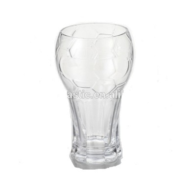 16oz/480ml torch shaped food football soccer grade hard plastic beer soft drinks mug cup