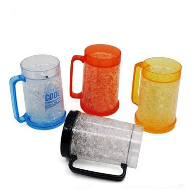 High quality plastic drinking frozen ice mug