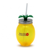 16oz Plastic novelty lemon shape drinking cup for bar